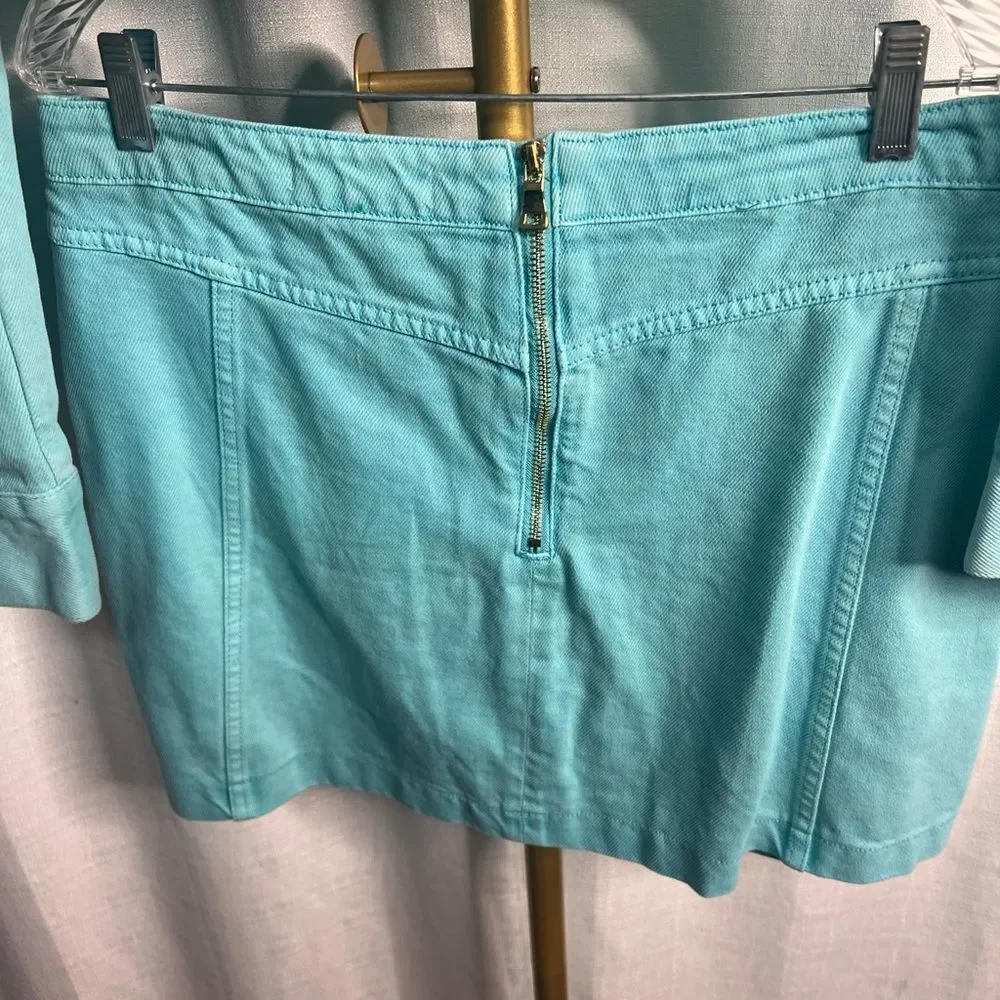 Aureta x Free People Lottie Denim Jacket & Mini Skirt Set - Picture 7 of 9